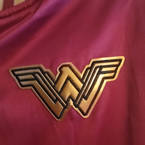 Wonder Woman Logo Bomber Jacket by Bioworld Womens Size L - Picture 5 of 6